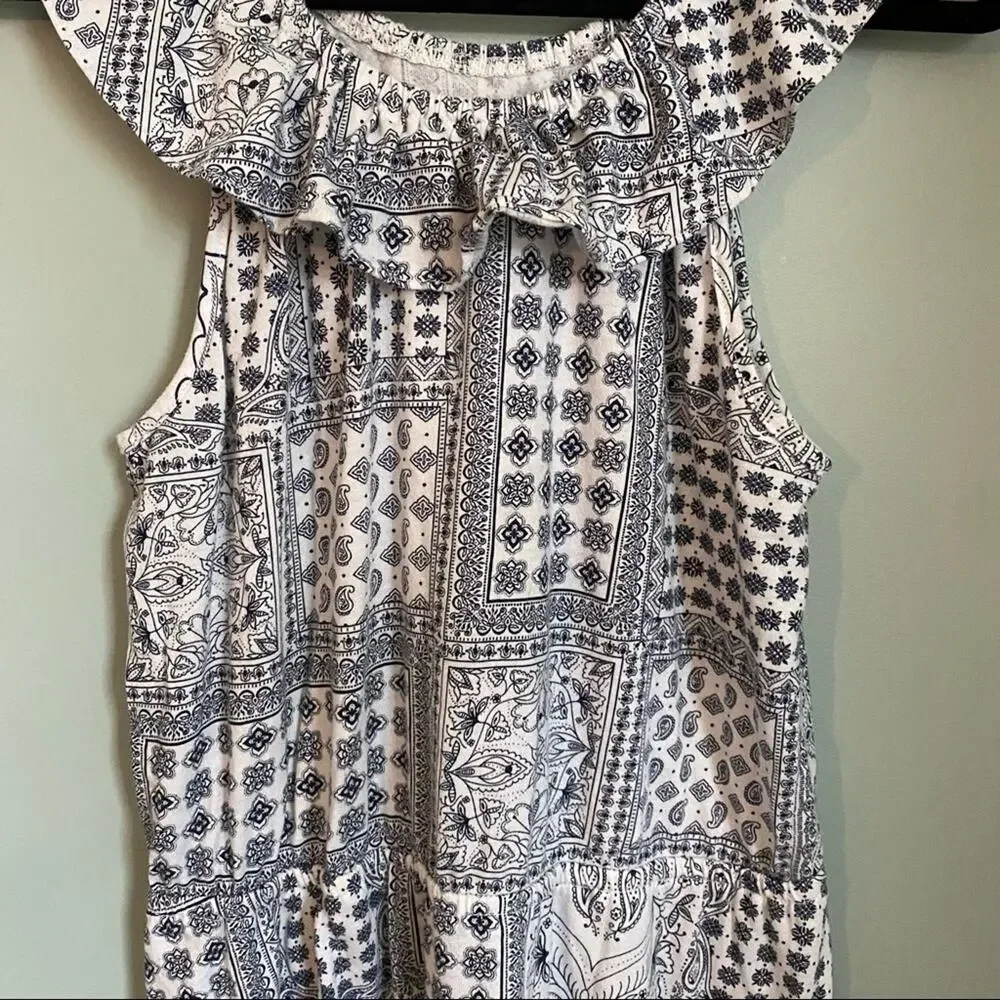 Girl’s Bandana Print Fit Flare Dress